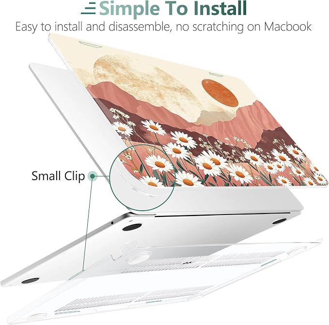 TWOLSKOO Compatible with M4 MacBook Air 15 inch Case 2025-2023 Released Model - Image 3