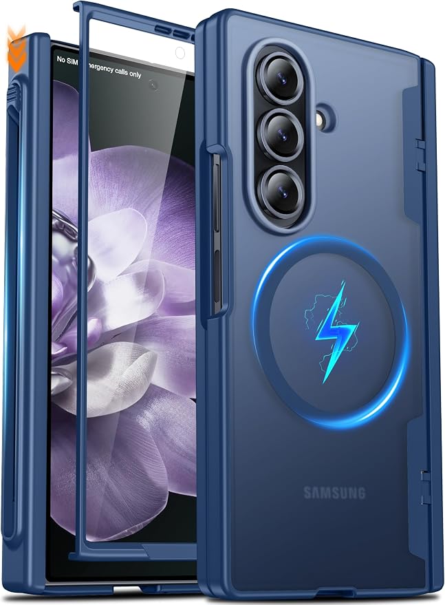 Oneagle Magnetic for Samsung Galaxy Z Fold 7 Case Built in Screen Protector by Oneagle