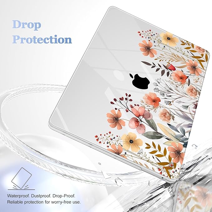 Case for MacBook Pro 13 inch with/Without Touch Bar, Hard Shell + Keyboard - Image 7