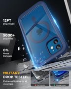 Miracase Magnetic for iPhone 12 mini Case, Drop & Scratch-Resistant, Shockproof - Image 5