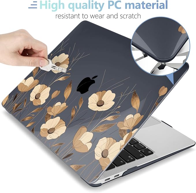 MEEgoodo for MacBook Air 13.3 inch Case 2021 2020 2019 2018 A2337 M1 A2179 A1932 - Image 3