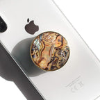 OnTheGrip Cute Natural Seashell Design Round Shape Collapsible Mobile Phone by OnTheGripofficial