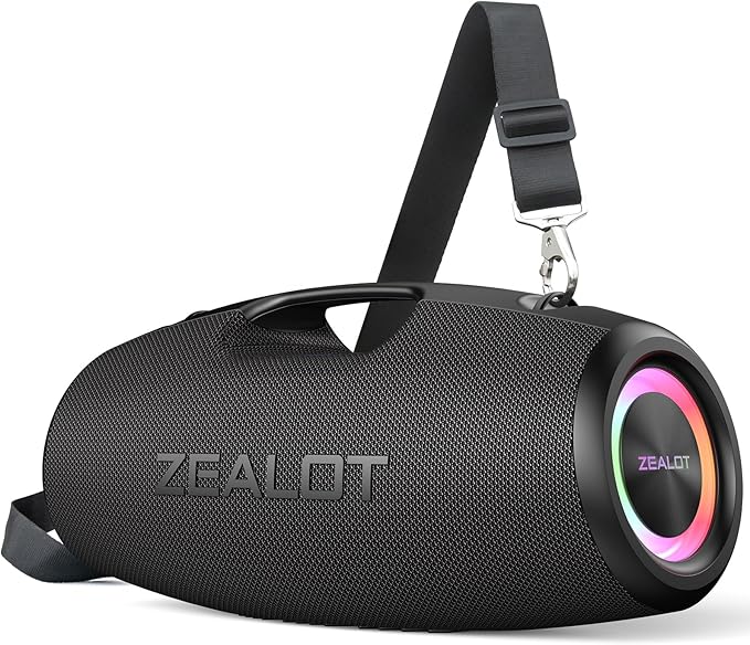 ZEALOT Bluetooth Speaker, 120W Wireless Outdoor Speaker by ZEALOTNeverStop