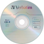 Verbatim Music CD-R 40X 80 Minute 700 MB Blank Recordable Audio Discs 25pk - Image 2