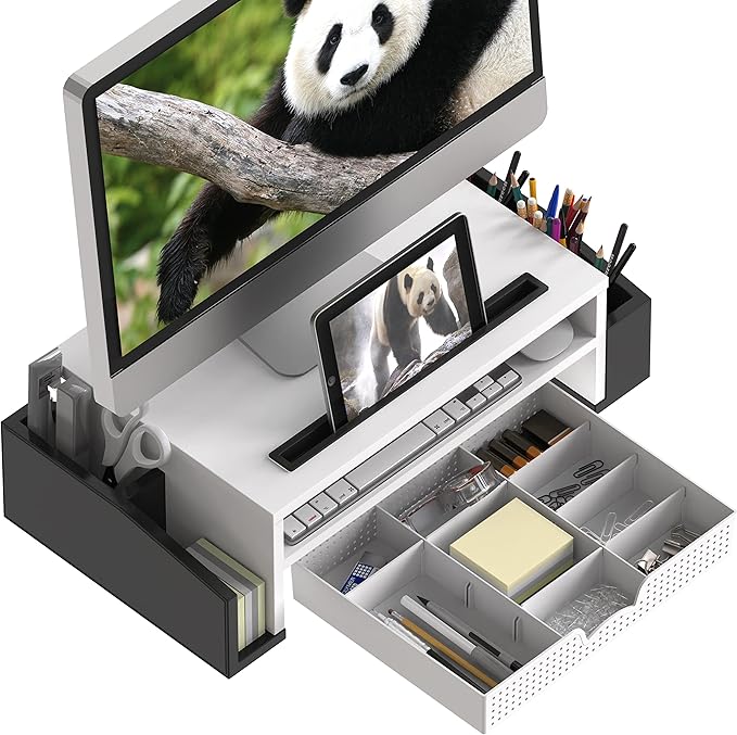 Simple Houseware Desk Monitor Stand Riser - Image 3