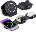 3 in 1 Charging Station for Apple Multiple Devices, Foldable Travel Wireless by Hicober