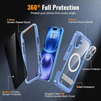 Magnetic & Stand for iPhone 16 Plus Case Built-in Privacy Screen Protector - Image 6
