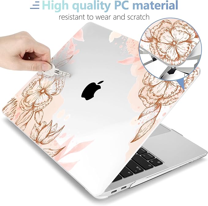 MEEgoodo for MacBook Air 13.3 inch Case 2021 2020 2019 2018 A2337 M1 A2179 A1932 - Image 3