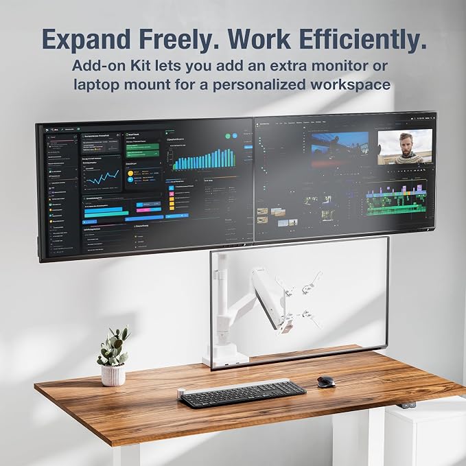 AVLT Single 57 Inch Heavy Duty Monitor Arm Add-On Kit - Image 4