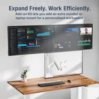 AVLT Single 57 Inch Heavy Duty Monitor Arm Add-On Kit - Image 4