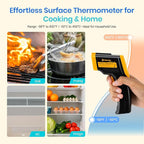 Etekcity Infrared Thermometer Laser Temperature Gun 774, Meat Food Candy Oven - Image 2