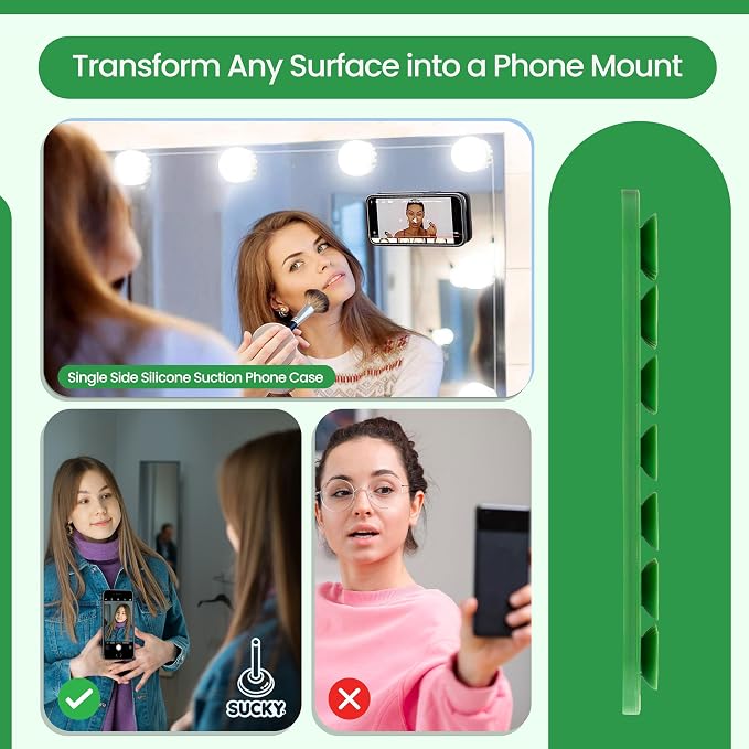 SUCKY Silicone Suction Phone Case Adhesive Mount - Image 3