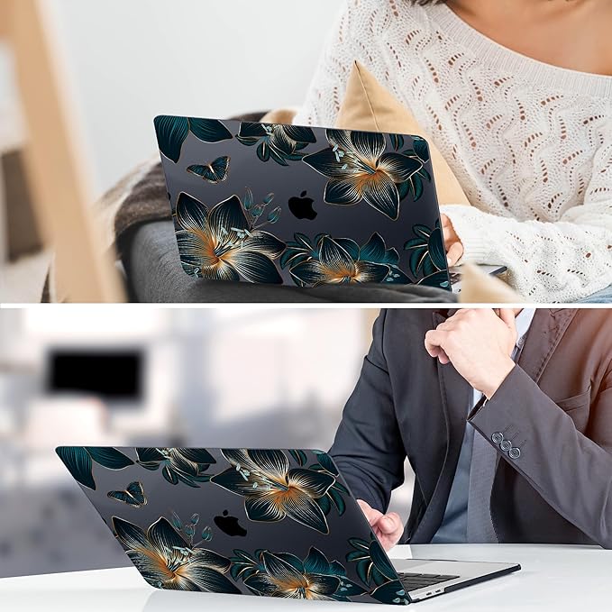 TWOLSKOO Compatible with MacBook Pro 13 inch Case 2023-2016 A2338 M2/M1 A2251 - Image 7