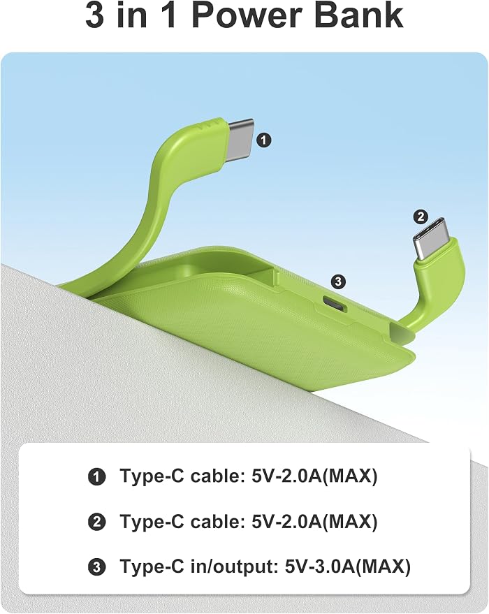 miisso 10000mAh Slim Portable Charger - Image 8