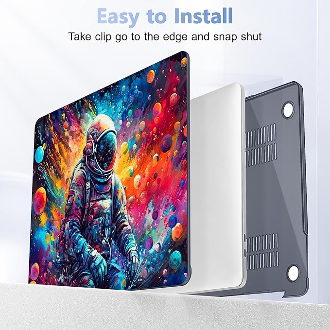 Case for MacBook Pro 13 inch with/Without Touch Bar, Hard Shell + Keyboard - Image 5