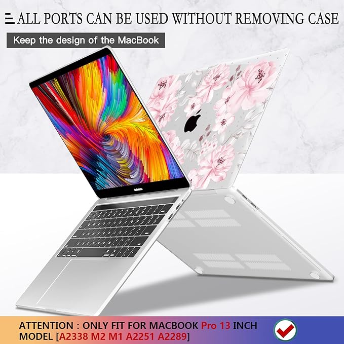 CISSOOK Compatible with MacBook Pro 13 inch Case M2 M1 Chip 2025-2016 Release - Image 5