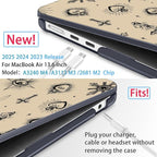 Mektron for 2025 M4 MacBook Air 13.6 Inch A3240 Case Fits 2023 A2681 M2 2024 - Image 3