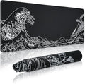 Large Gaming Mouse Pad for Desk, Kanagawa XXL Mouse Pad 35.4x15.7 Inch by GMKWTL