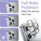 2 Pack Camera Lens Protector for iPhone 14 Pro/iPhone 14 Pro Max, AR Tempered - Image 5