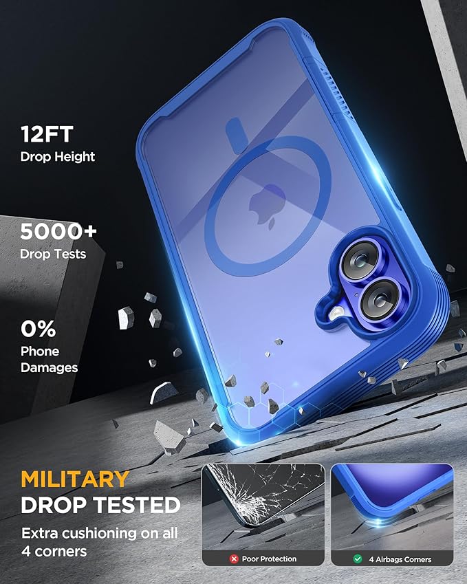 Miracase Magnetic for iPhone 16 Plus Case Full-Body Phone - Image 4
