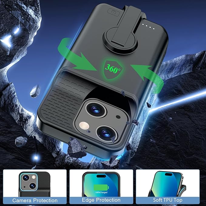 Battery Case for iPhone 15/15 Pro, Charging Case - Image 6
