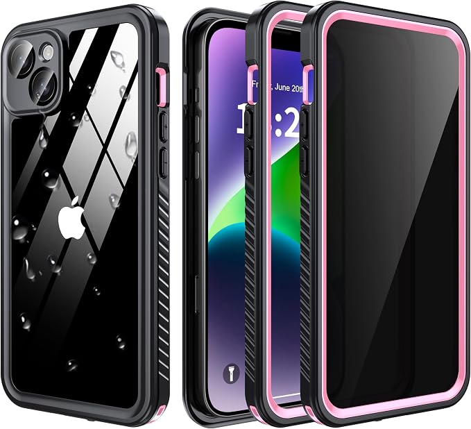 for iPhone 14 Plus Case Waterproof by AMILIFECASES