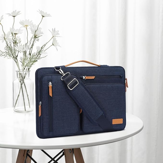 MOSISO 360 Protective Laptop Shoulder Bag, 13-13.3 inch Computer Bag Compatible - Image 6
