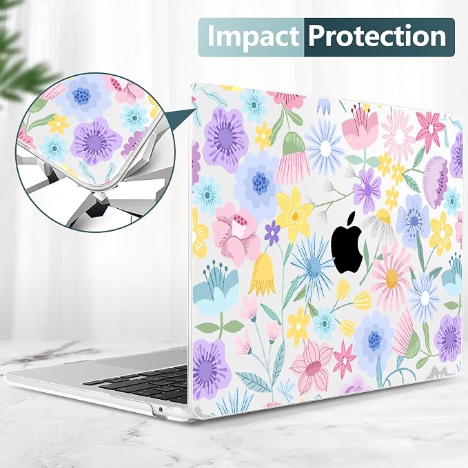 TWOLSKOO Compatible with M4 MacBook Air 13.6 inch Case 2025-2022 Release M4 - Image 6