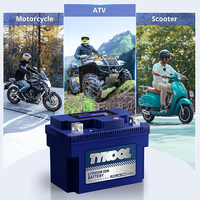 TYKOOL YTX4L-BS-Pro High PerformanceLithium Motorcycle Battery, 180CCA 12.8V - Image 6