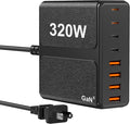 320W USB C Charger Block, 8-Port USB C Charging Station PD 65W PC Laptop Fast by beniflt