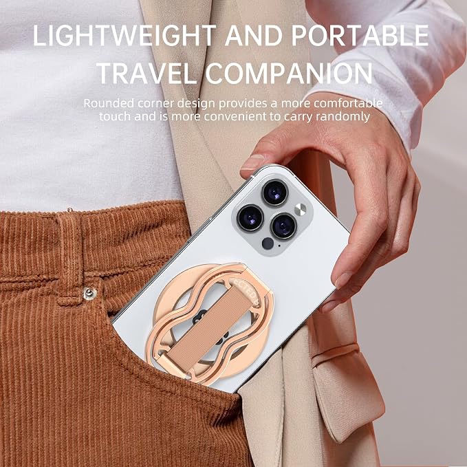 RESPECTED-BRO-Magnetic-Phone-Grip-Stand-with-Finger-Strap, 4-in-1 Magnetic Ring - Image 8