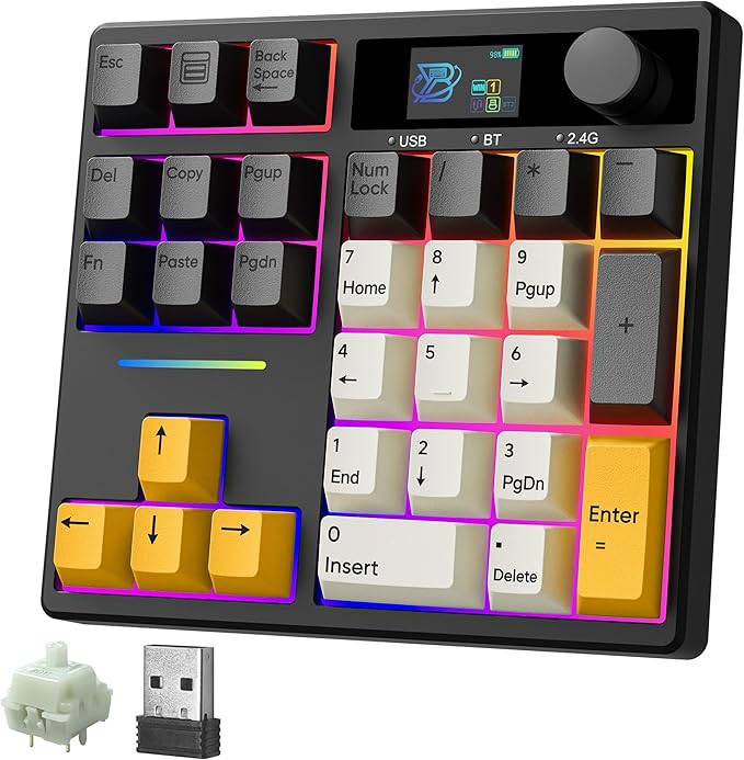 BOYI TD31Pro Mechanical Numpad, Mini Keyboard by BOYI