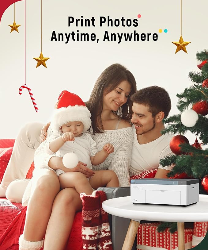 Liene M100 4x6'' Photo Printer Bundle, Wi-Fi Picture Printer - Image 3