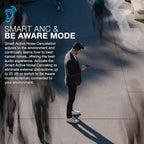 JLab JBuds Lux ANC Wireless Headphones, Hybrid Active Noise Cancelling - Image 3
