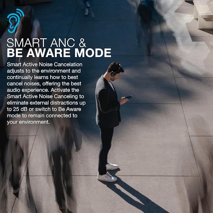 JLab JBuds Lux ANC Wireless Headphones, Hybrid Active Noise Cancelling - Image 3