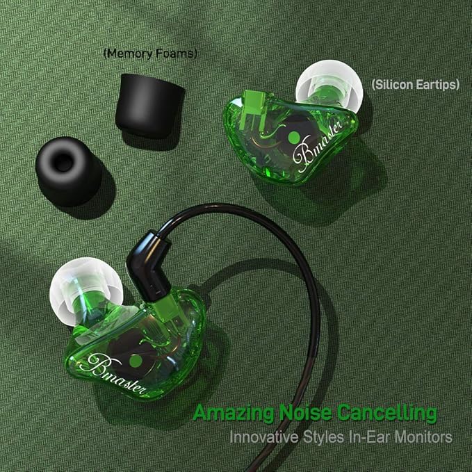 BASN in-Ear Monitors, Bmaster Triple Driver HiFi Stereo Noise-Isolating in-Ear - Image 5