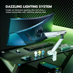 ARES WING RGB Single Monitor Arm Desk Mount - Image 8