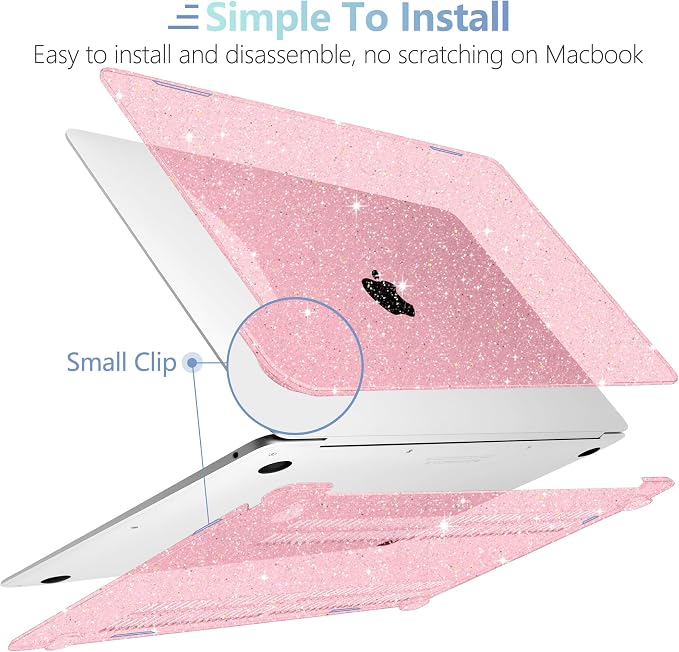 MEEgoodo Case for MacBook Air 13 inch 2021 2020 2019 2018 Released A2337 M1 - Image 4