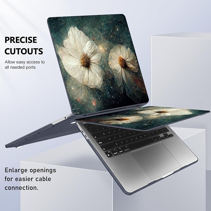 Case for MacBook Pro 13 inch with/Without Touch Bar, Hard Shell + Keyboard - Image 8