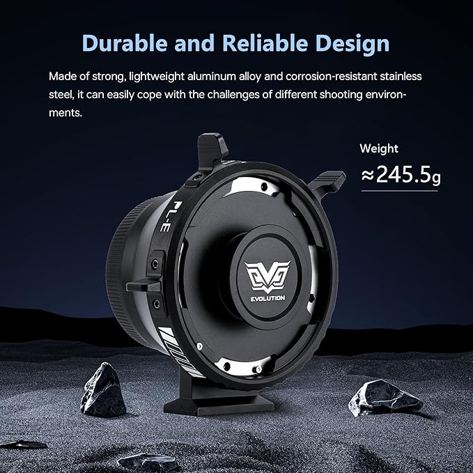 VILTROX PL-E Lens Adapter, Lens Converter Ring Camera Lens Mount Adapter Ring - Image 3