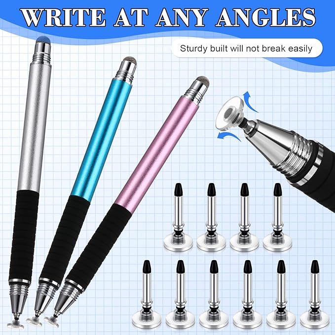 Yexiya 36 Pieces Stylus Pen Tips Replacement Tips Only High Precision - Image 3