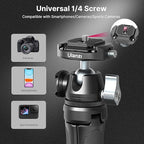 ULANZI Camera Tripod, MT-46 Aluminum Alloy Phone Tripod - Image 3