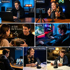 ZealSound Podcast Microphone for PC, Noise Cancellation USB Mic - Image 8