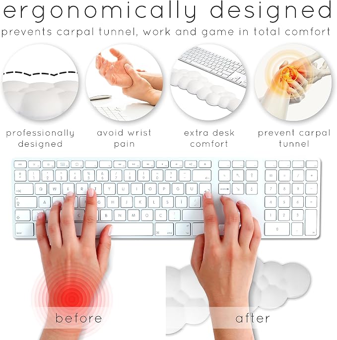 Qloud Cloud Wrist Rest Keyboard Wrist Rest - Image 8