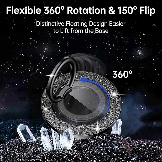 Syncwire Magnetic Phone Grip for MagSafe, Sparkle Phone Ring Holder, Rotatable - Image 2