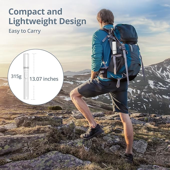 ATUMTEK 63" Phone Tripod, Extendable Selfie Stick Tripod - Image 7