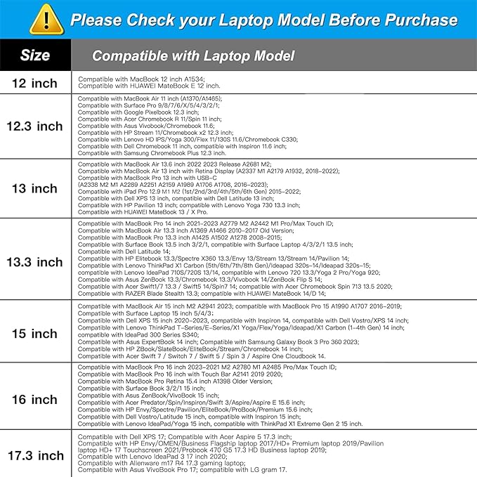MOSISO Laptop Case 12.3 inch, 11.6-12.3 inch Laptop Sleeve Compatible - Image 5