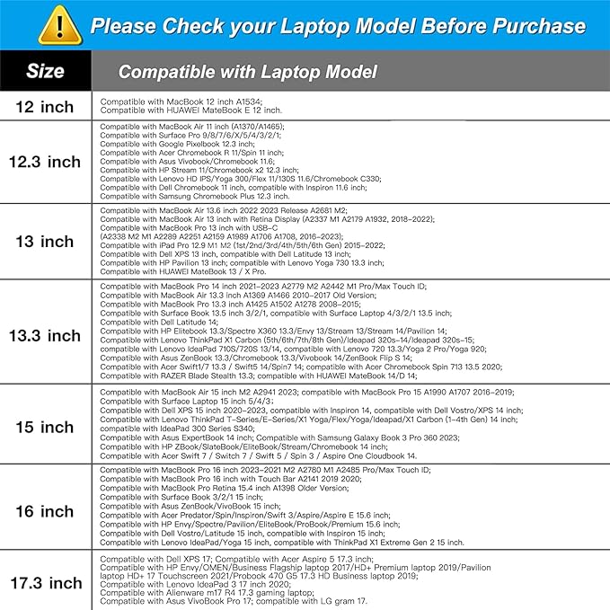 MOSISO Laptop Case 13.3 inch, 13-13.3 inch Laptop Sleeve Compatible - Image 5
