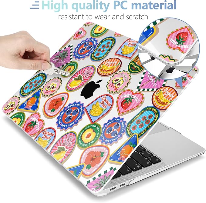 MEEgoodo for MacBook Air 13 inch Case 2021 2020 2019 2018 Released A2337 M1 - Image 3