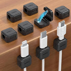 9 Pack Magnetic Cable Clips Cord Organizer, Desk Cable Management Accessories by Aeebliay